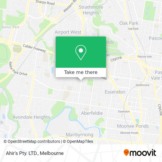 Ahir's Pty. LTD. map