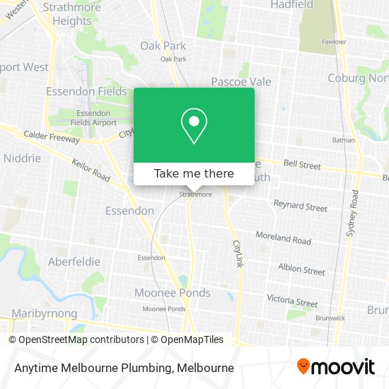 Mapa Anytime Melbourne Plumbing