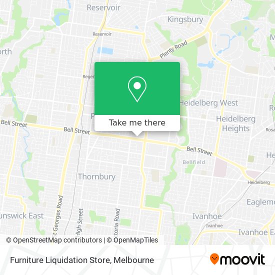 Furniture Liquidation Store map