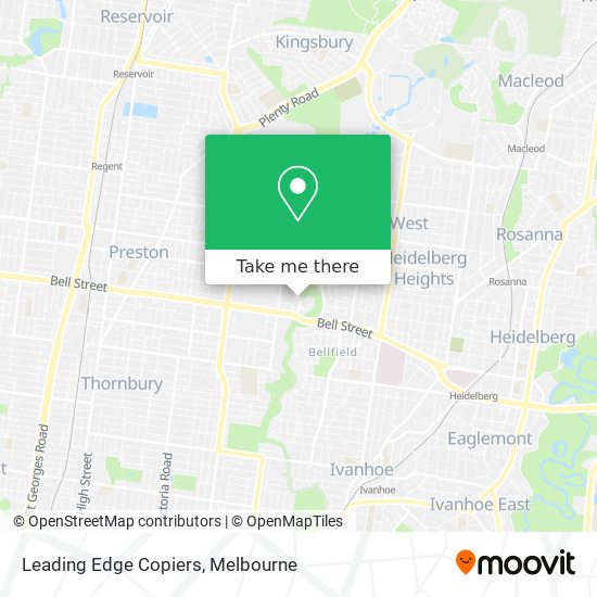 Leading Edge Copiers map