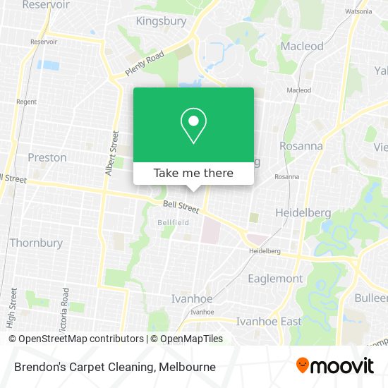 Brendon's Carpet Cleaning map