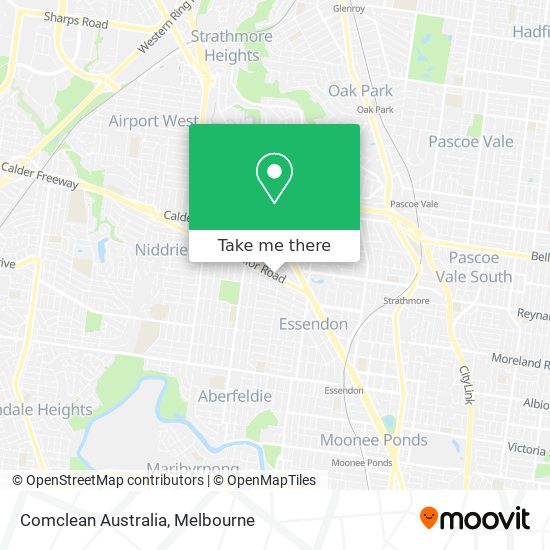 Comclean Australia map