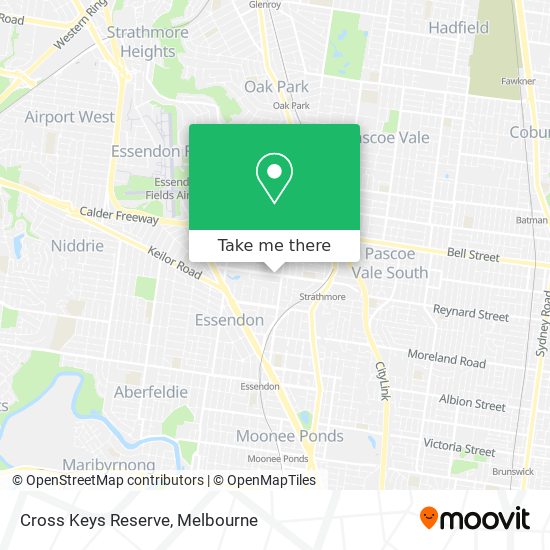 Mapa Cross Keys Reserve