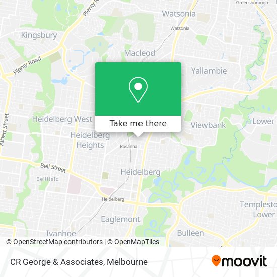 CR George & Associates map