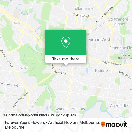 Forever Yours Flowers - Artificial Flowers Melbourne map