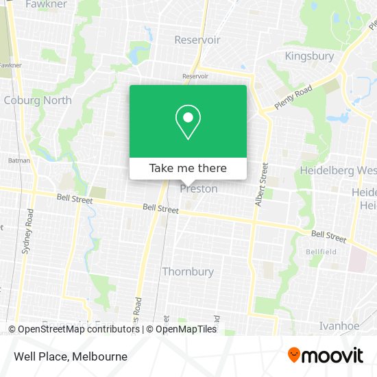 Well Place map