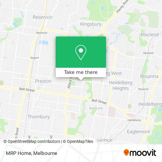 MRP Home map