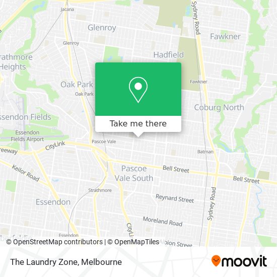 The Laundry Zone map