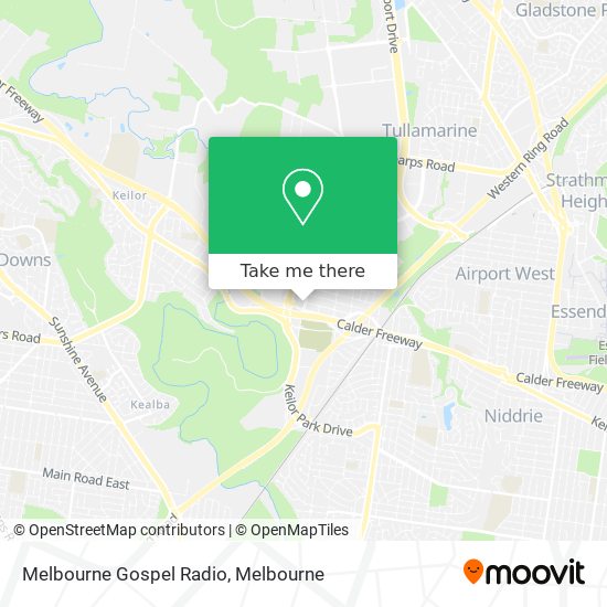 Melbourne Gospel Radio map