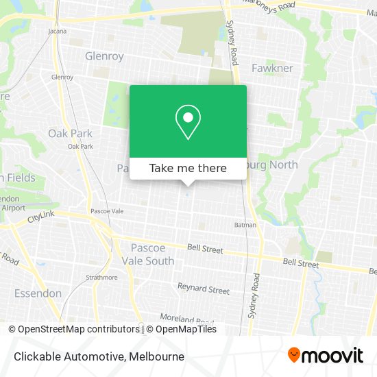 Clickable Automotive map