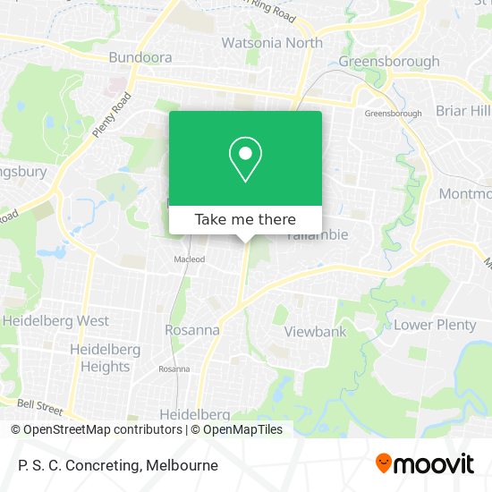 P. S. C. Concreting map