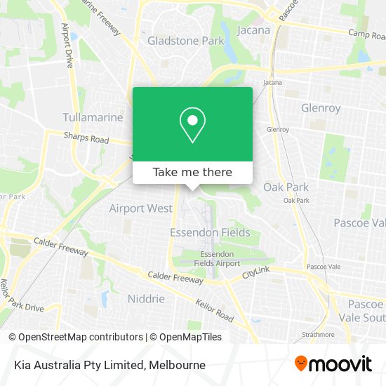 Kia Australia Pty Limited map
