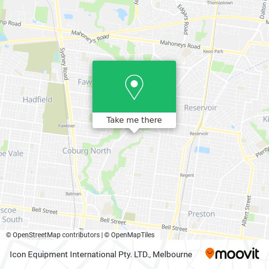 Icon Equipment International Pty. LTD. map