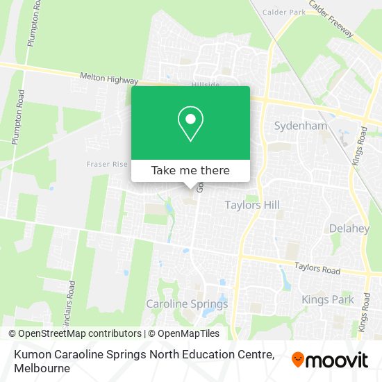 Kumon Caraoline Springs North Education Centre map