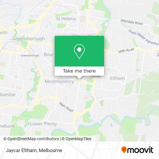 Jaycar Eltham map