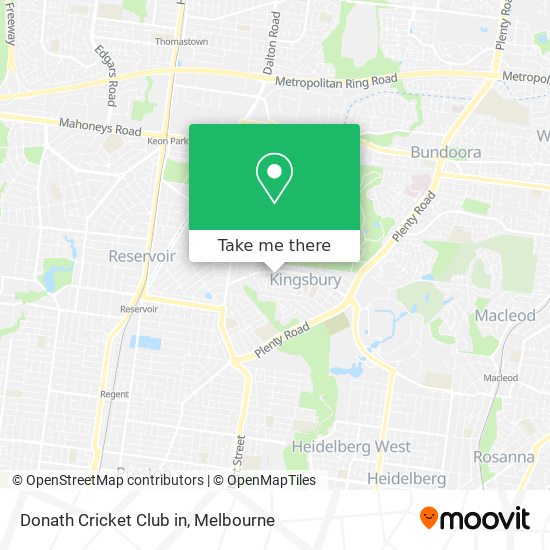 Donath Cricket Club in map