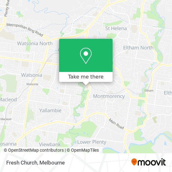 Fresh Church map