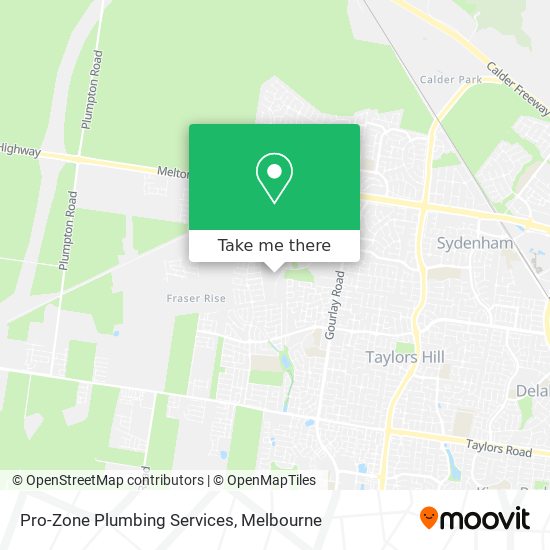 Pro-Zone Plumbing Services map