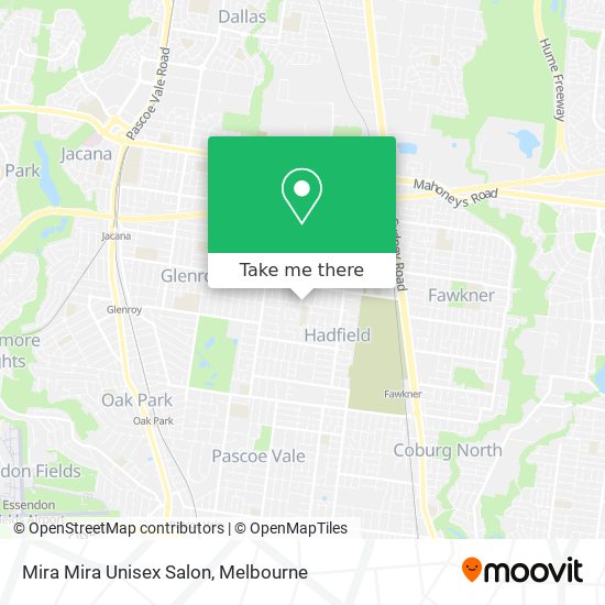 Mira Mira Unisex Salon map