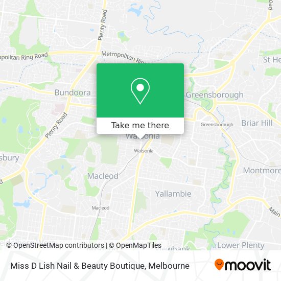 Miss D Lish Nail & Beauty Boutique map