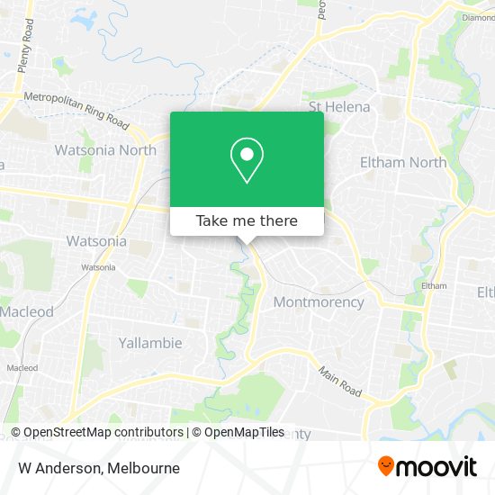 W Anderson map