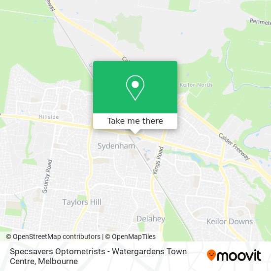 Specsavers Optometrists - Watergardens Town Centre map