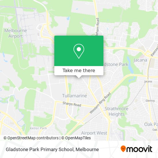 Mapa Gladstone Park Primary School