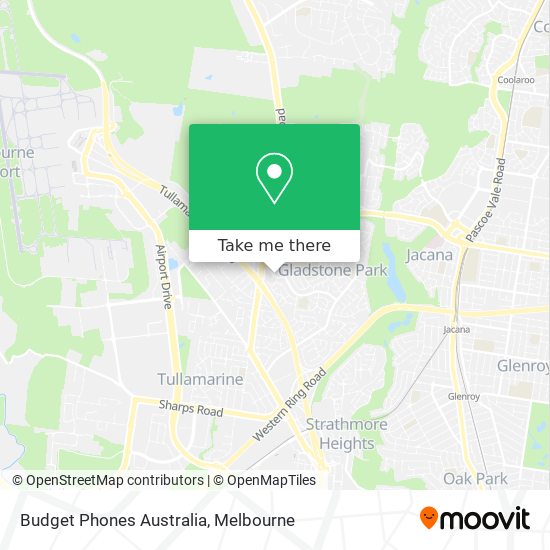 Budget Phones Australia map