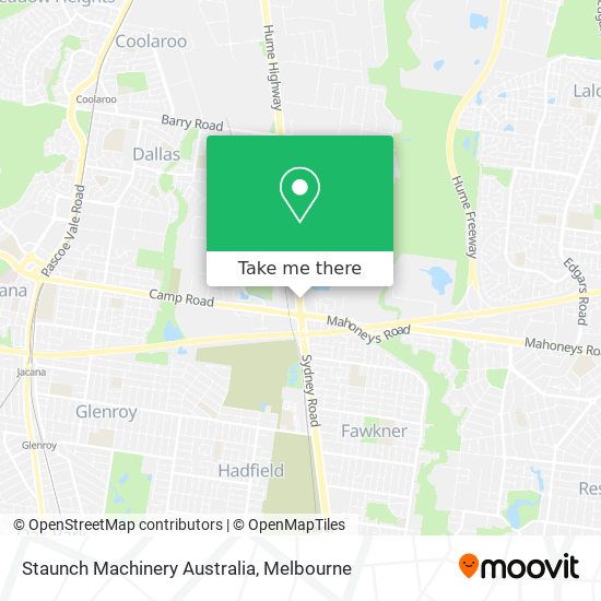 Staunch Machinery Australia map