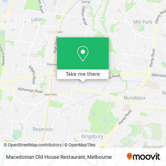 Macedonian Old House Restaurant map