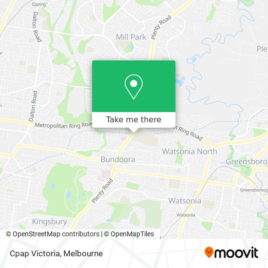 Cpap Victoria map