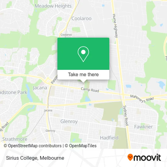 Sirius College map