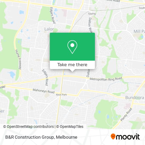 B&R Construction Group map