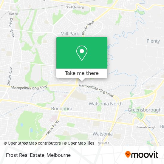 Frost Real Estate map