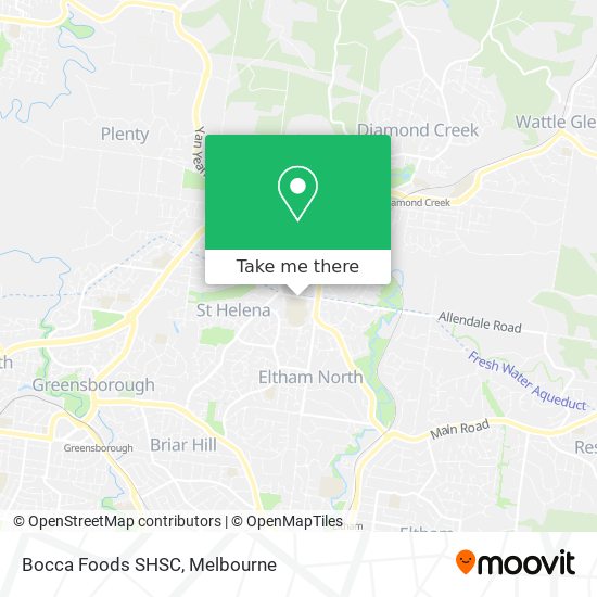 Bocca Foods SHSC map