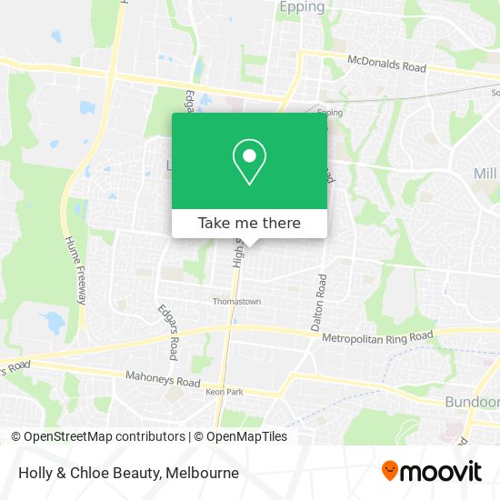 Holly & Chloe Beauty map