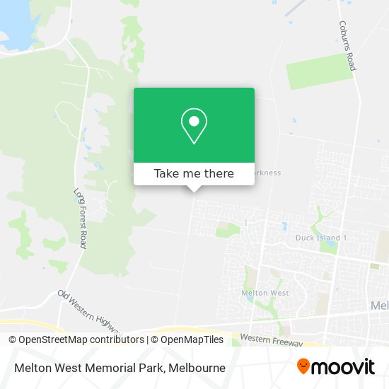 Mapa Melton West Memorial Park