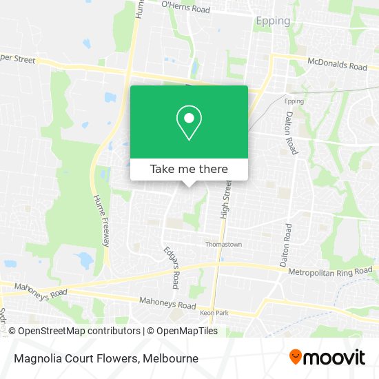 Magnolia Court Flowers map