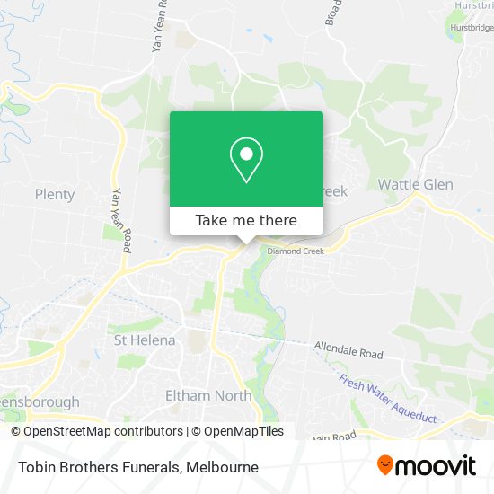 Tobin Brothers Funerals map