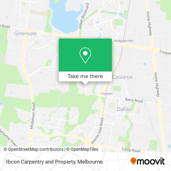 Ibcon Carpentry and Property map