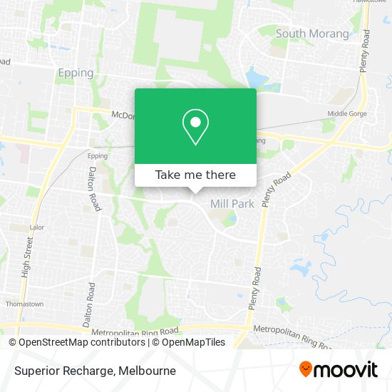 Superior Recharge map