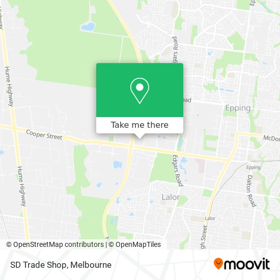 SD Trade Shop map