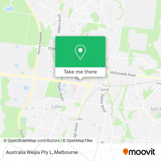 Australia Weijia Pty L map