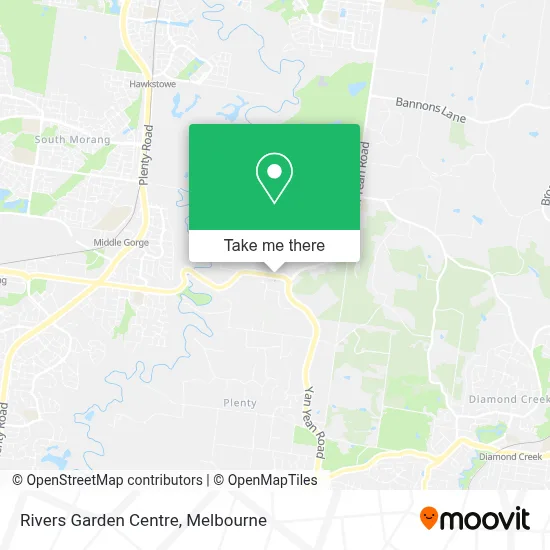 Mapa Rivers Garden Centre