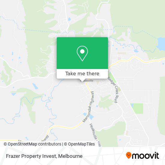 Frazer Property Invest map