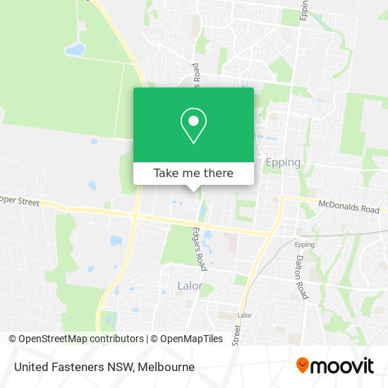 United Fasteners NSW map
