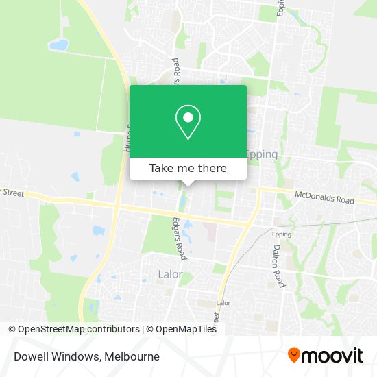 Dowell Windows map