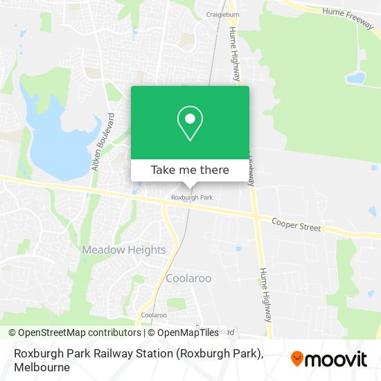 Roxburgh Park Railway Station map