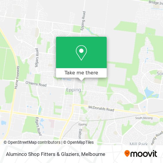 Aluminco Shop Fitters & Glaziers map