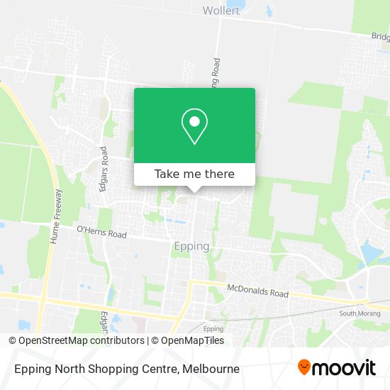 Mapa Epping North Shopping Centre